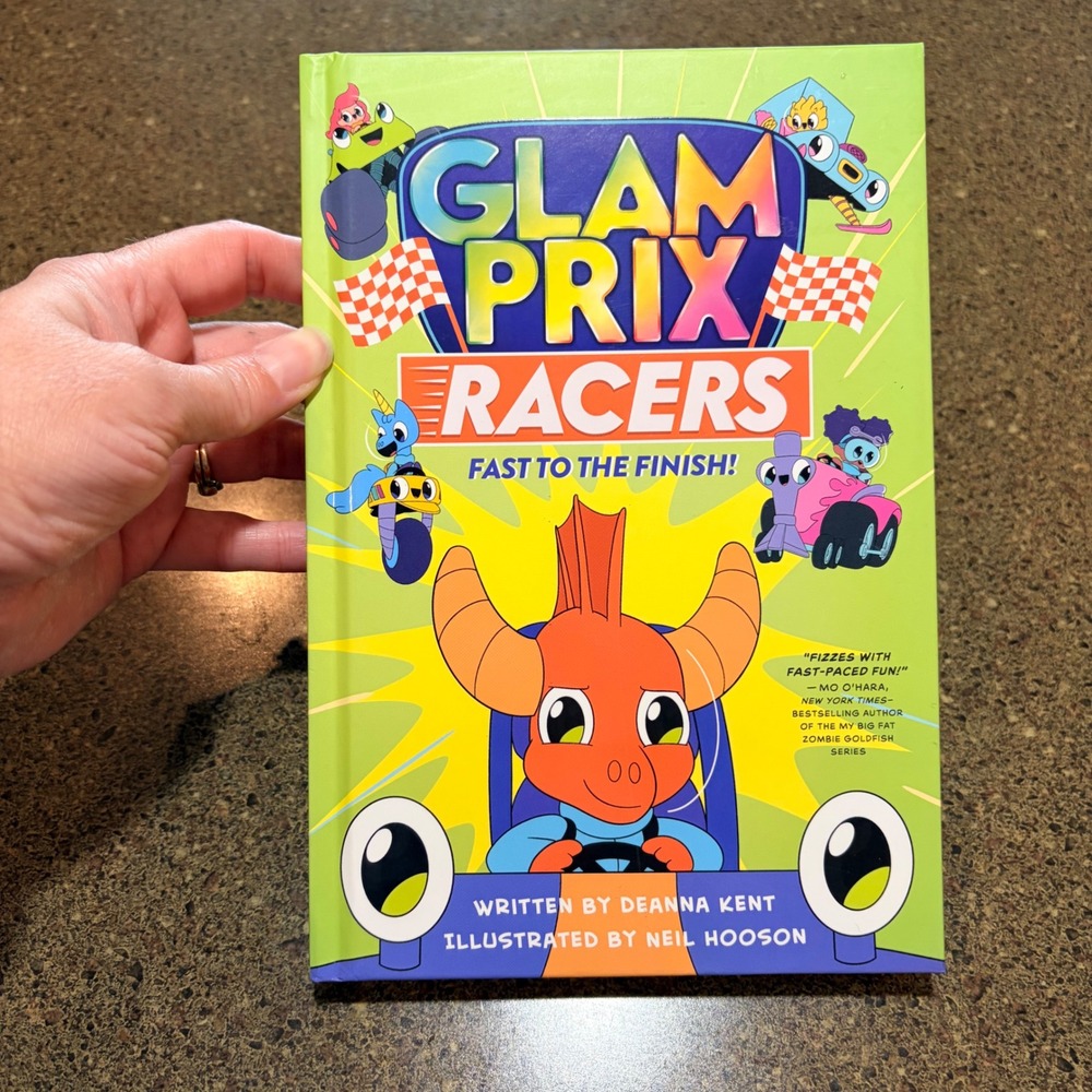 Glam Prix Racers Fast to the Finish Deanna Kent Hardcover Graphic Novel 2022
